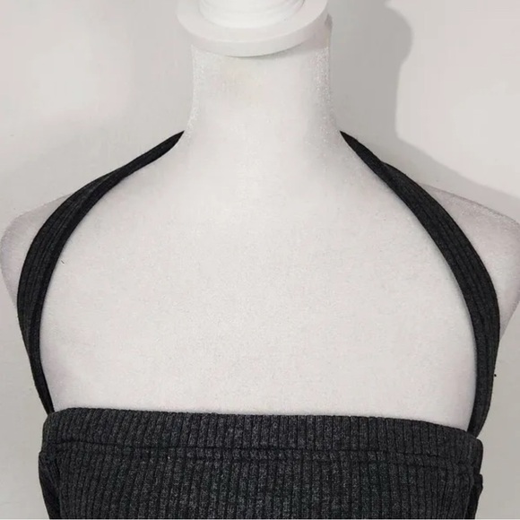 WeWoreWhat Charcoal Knit Top - Picture 4 of 11
